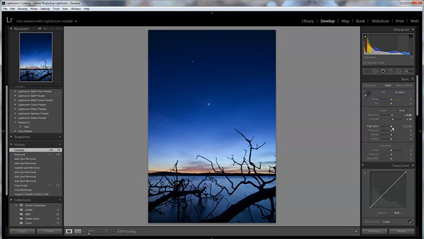 Watch Me Edit a Night Landscape Photo in Lightroom