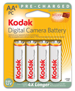 Kodak 4 AA Batteries Kodak 4 AA Batteries