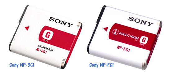 Sony NP-BG1 and NP-FG1