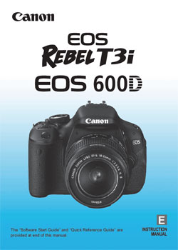 Canon T3i Manual