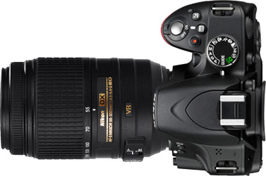 Nikon D3100 + 55-300mm