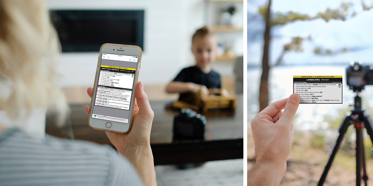 Nikon D3400 Cheat Sheet