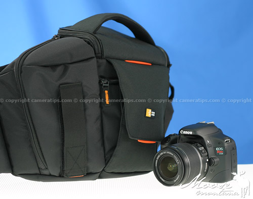 Canon T2i with the Caselogic SLR Sling (SLRC-205) - © copyright cameratips.com