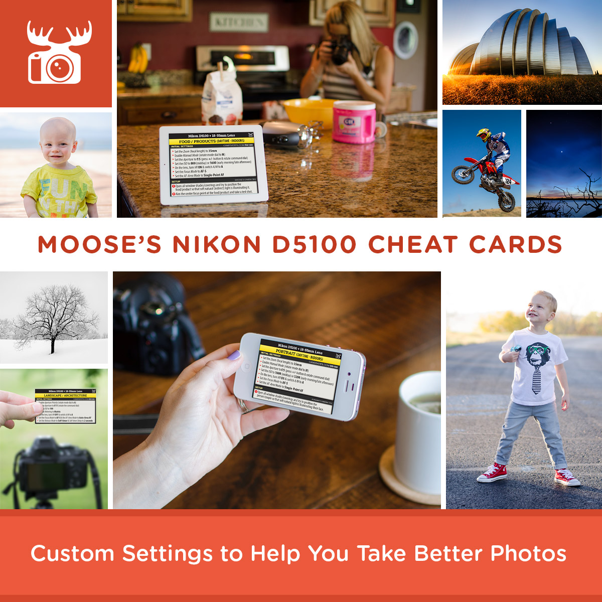 Nikon D5100 Cheat Sheet Best Settings for the Nikon D5100